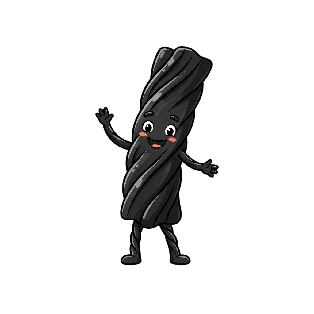 A smiling cartoon carrot character waving both arms with a friendly expression