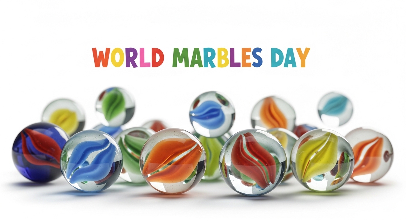 World Marbles Day Celebration with Colorful Glass Toys - Feature Image Apr 138