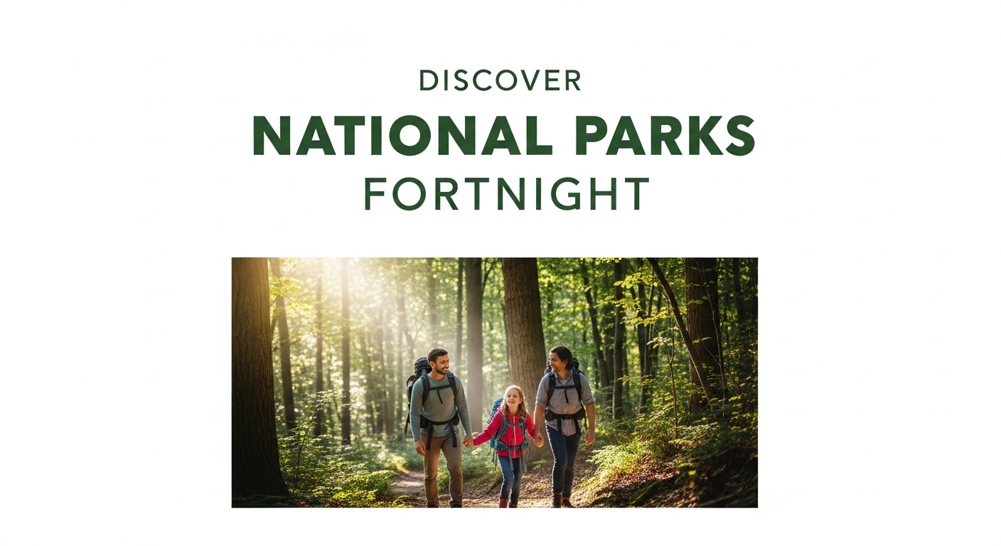 Family Hiking Adventure: Parents and Child Trekking Through Sunny Forest Path with Backpacks - Feature Image Apr 141