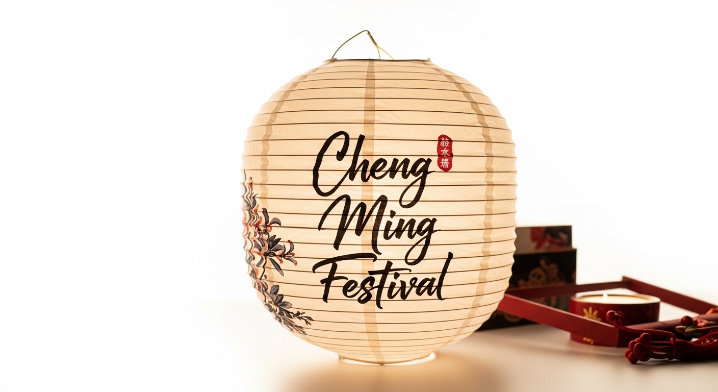 Cheng Ming Festival Lantern with Traditional Chinese Decor and Candle - Feature Image Apr 157