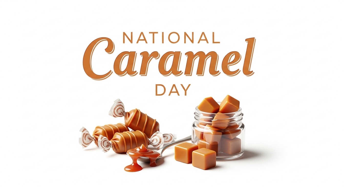 National Caramel Day Celebration with Delicious Candies and Sweet Treats - Feature Image Apr 162