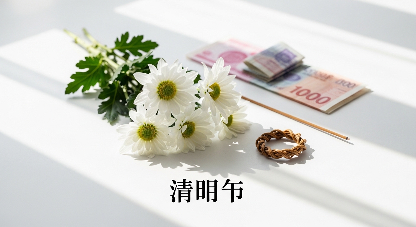 Qingming Festival: Ancestral Offerings, White Chrysanthemums & Spirit Money - Feature Image Apr 173