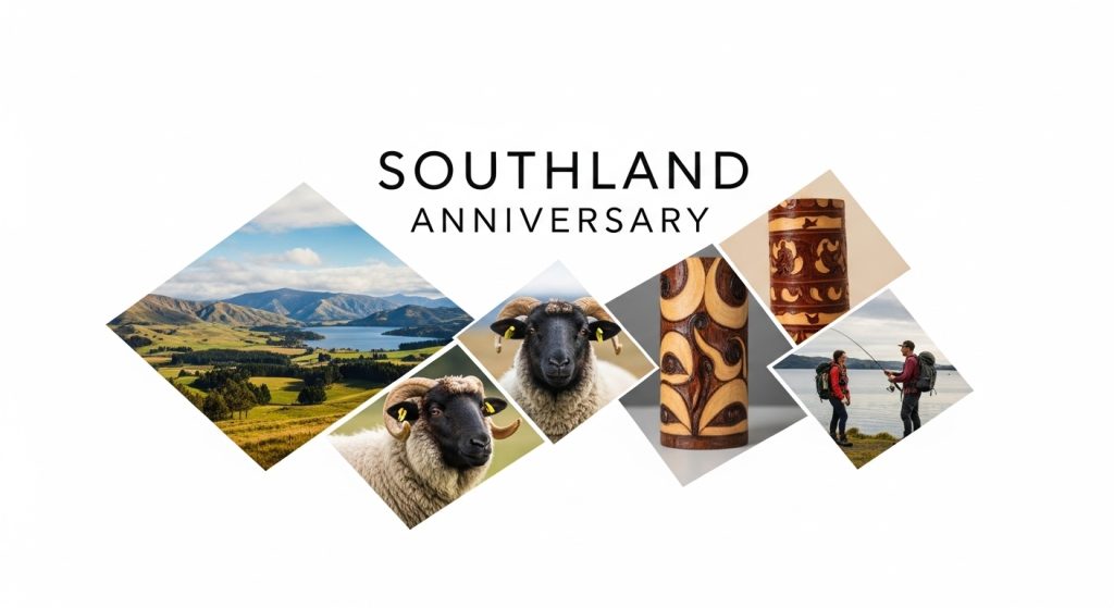 Southland New Zealand Scenes: Nature, Wildlife, Cultural Art, Outdoor Recreation. Anniversary Theme. - Feature Image Apr 212