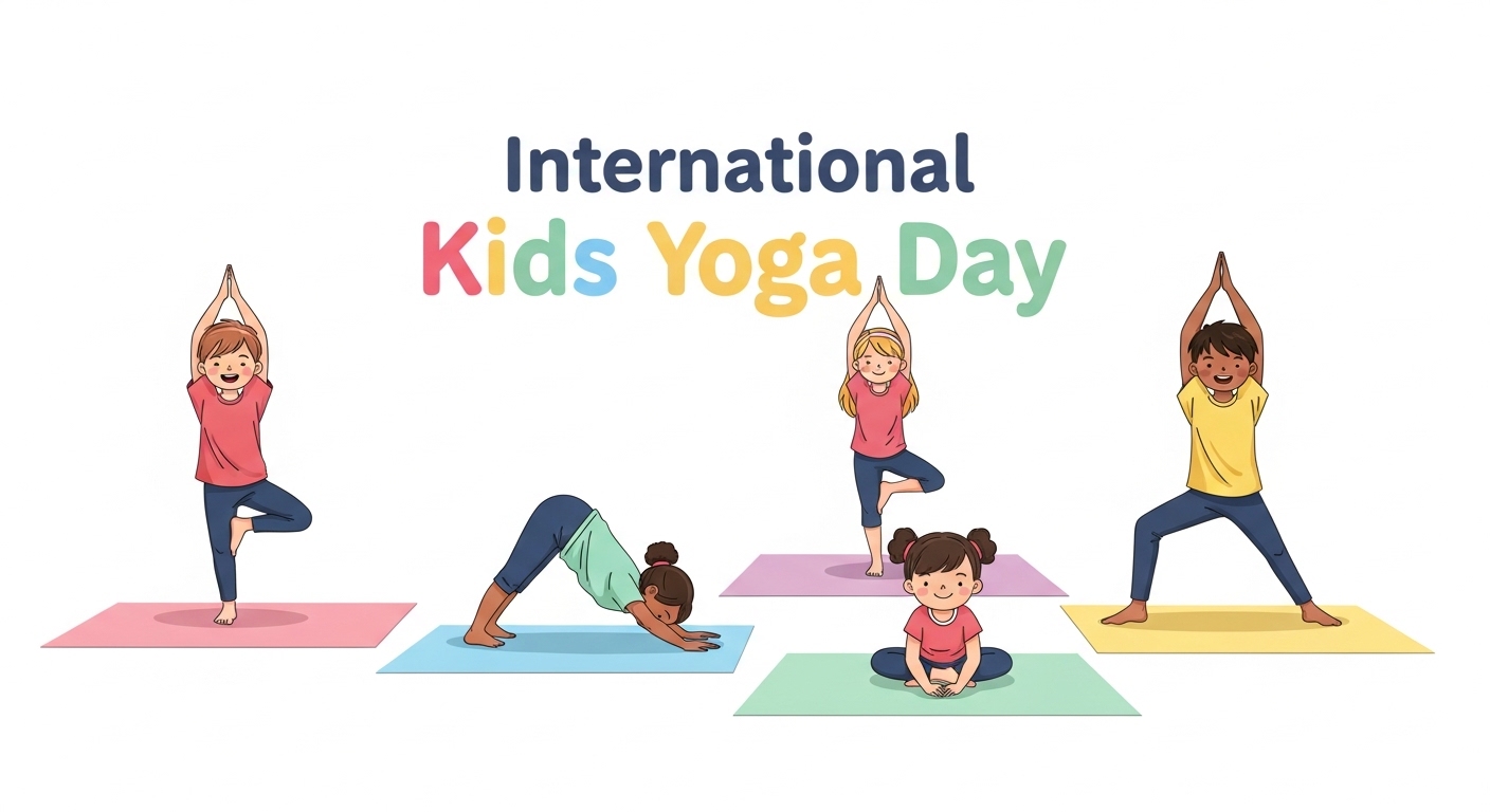 Children's Yoga Poses for International Kids Yoga Day Celebration - Feature Image Apr 219