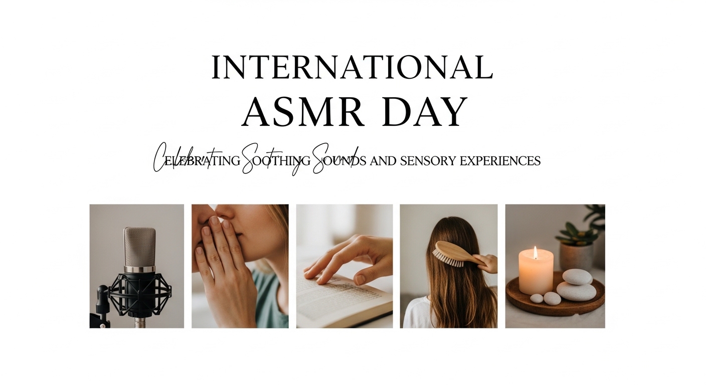 International ASMR Day: Celebrating Soothing Sounds and Sensory Experiences - Feature Image Apr 230