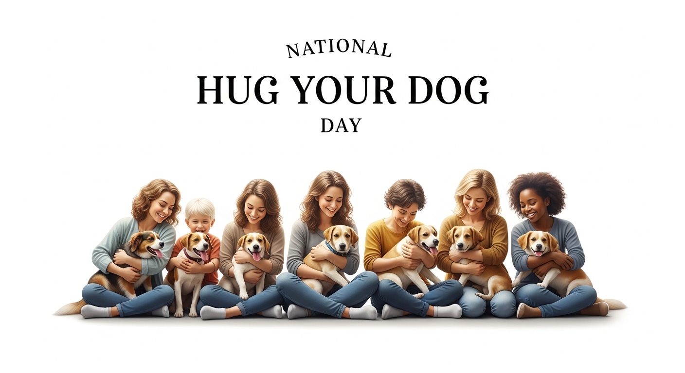 National Hug Your Dog Day Celebration with Diverse People and Happy Canine Companions - Feature Image Apr 251