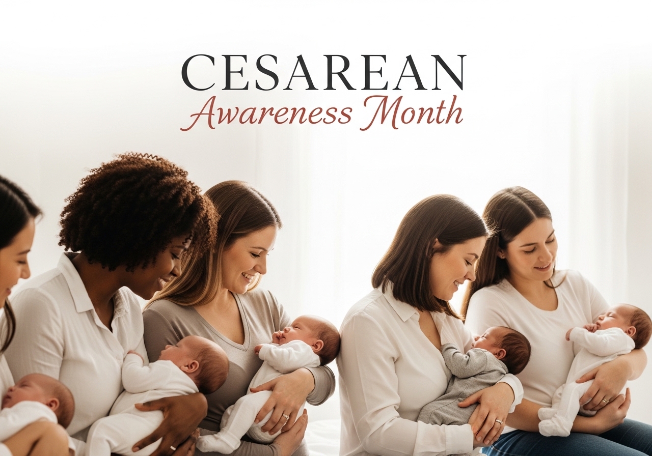 Mothers with Newborns for Cesarean Awareness Month - Feature Image Apr 31