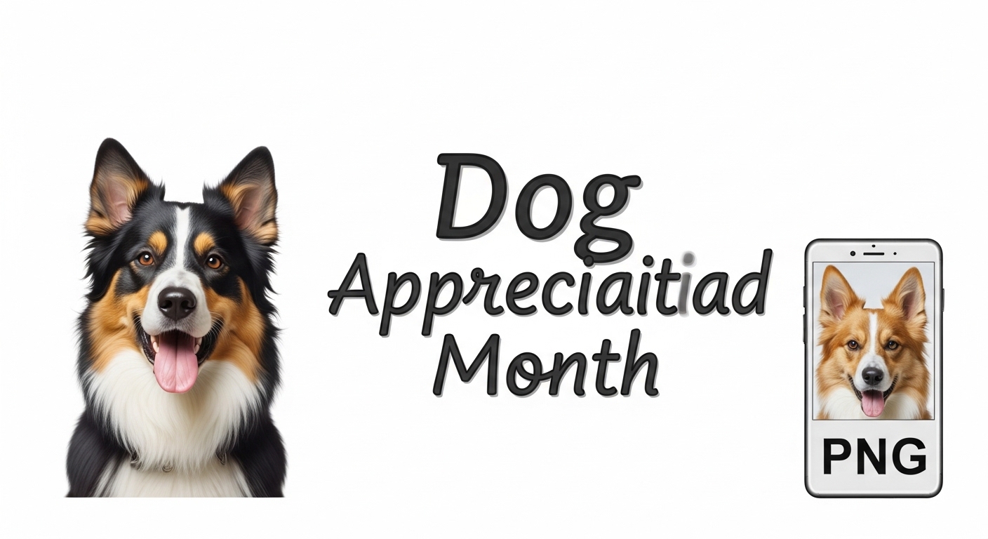 Canine Celebration: Happy Dogs, Digital Display, Pet Appreciation Concept - Feature Image Apr 38