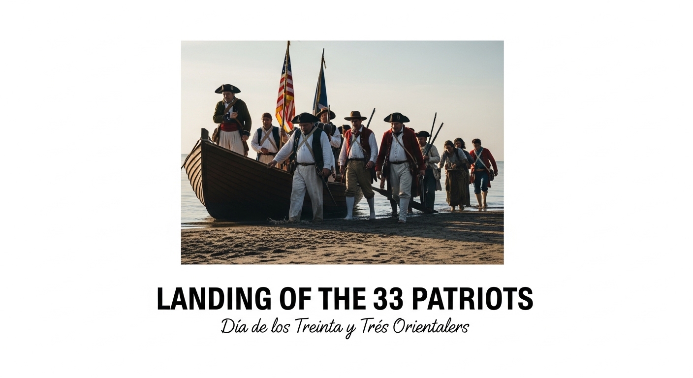 Landing of the 33 Patriots Day
