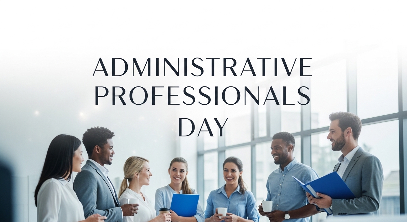 Administrative Professionals Day Celebration with Diverse Business Team - Feature Image Apr 425