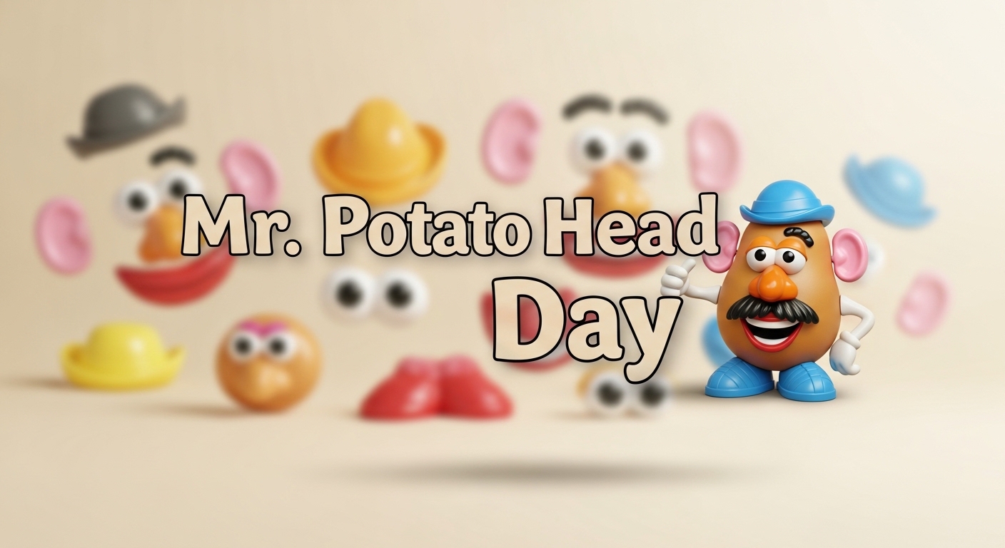 Mr. Potato Head Day Celebration with Iconic Toy Character and Accessories - Feature Image Apr 568
