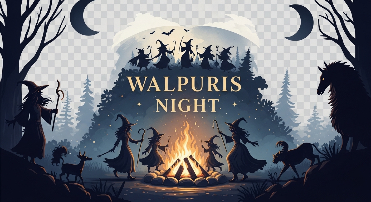 Walpuris Night Witches Bonfire Forest Celebration - Feature Image Apr 578