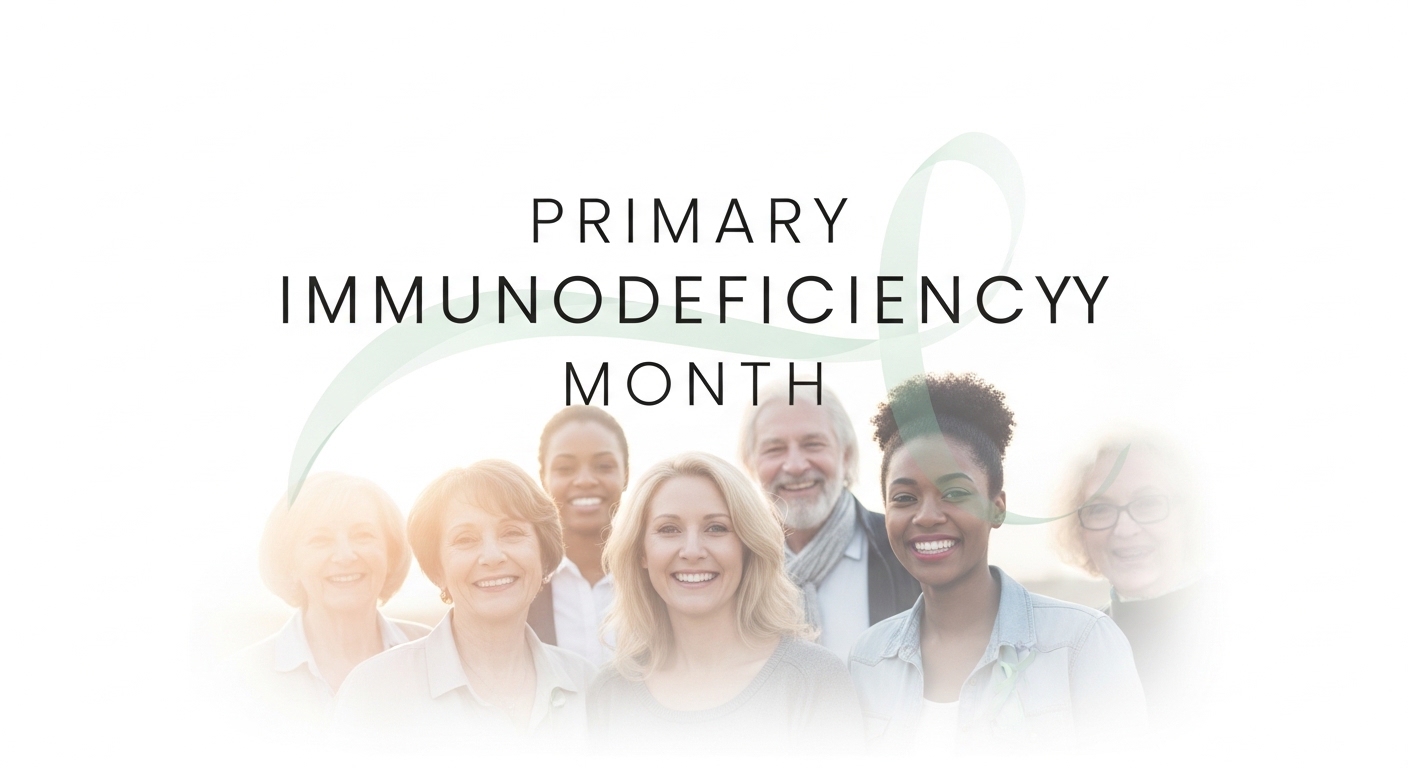Primary Immunodeficiency Awareness Month with Diverse and Smiling Community - Feature Image Apr 95 1