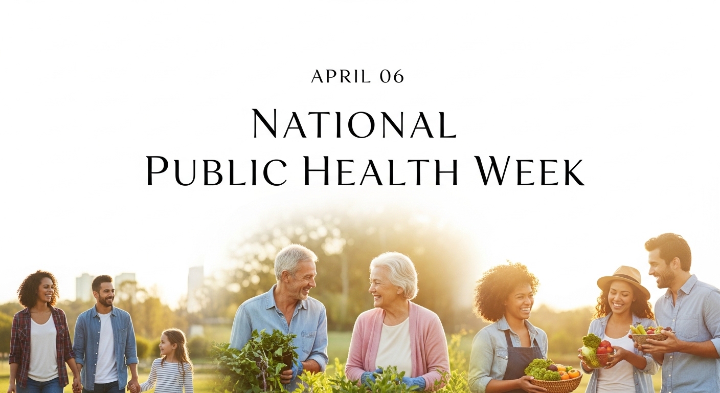 National Public Health Week Celebration: Diverse People, Fresh Produce & Wellness Outdoors - Feature Image Apr