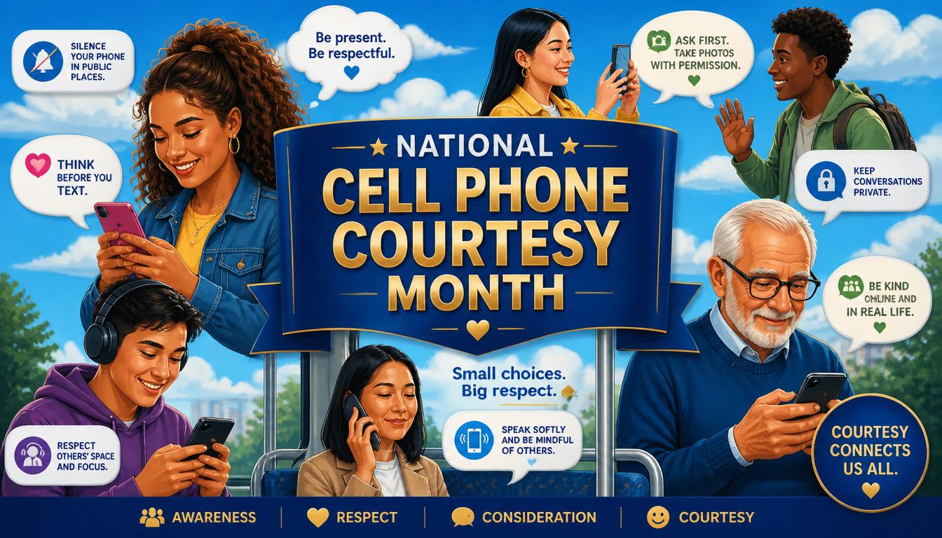 National Cell Phone Courtesy Month: Digital Etiquette & Mindful Mobile Usage Guide - Feature Image Jul 61