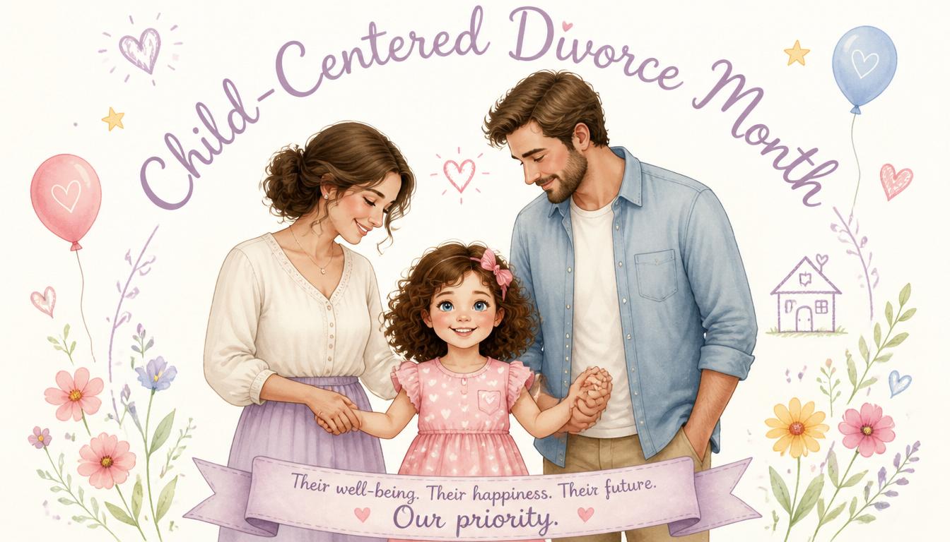 Child Well-being Priority in Divorce: Parents and Daughter Illustration - Feature Image Jul 62