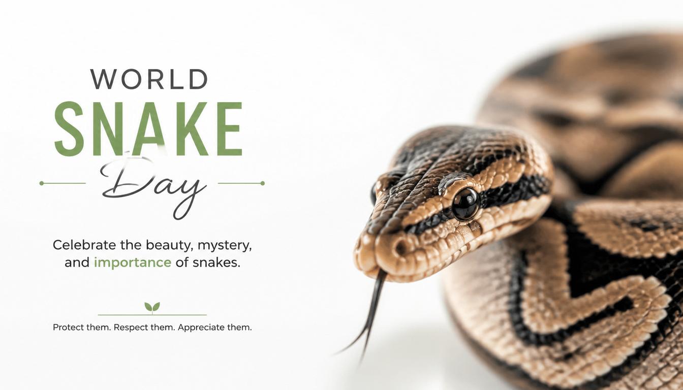 Close-up of a brown and black snake with its tongue out