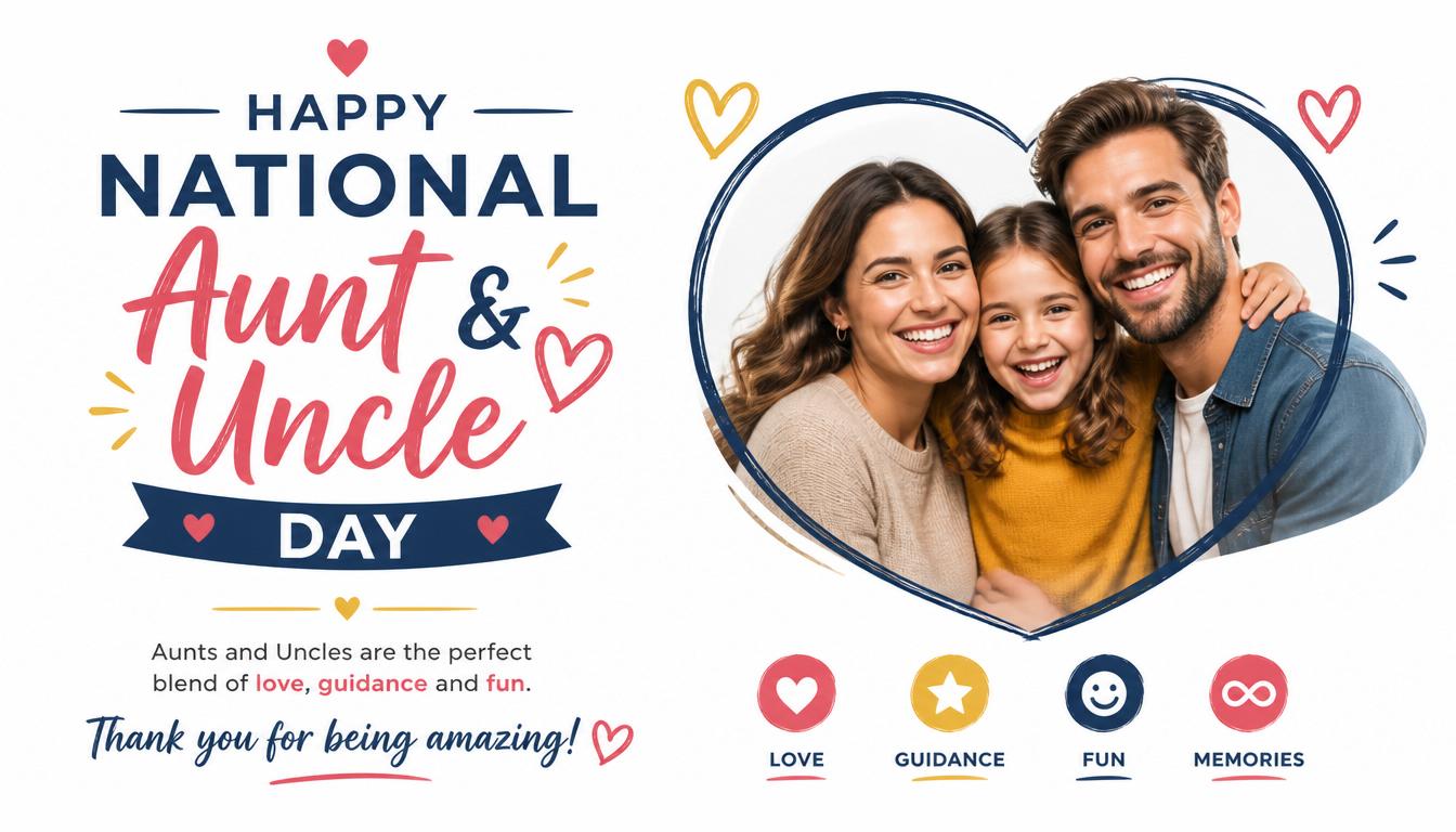 Smiling family of three inside a heart shaped frame