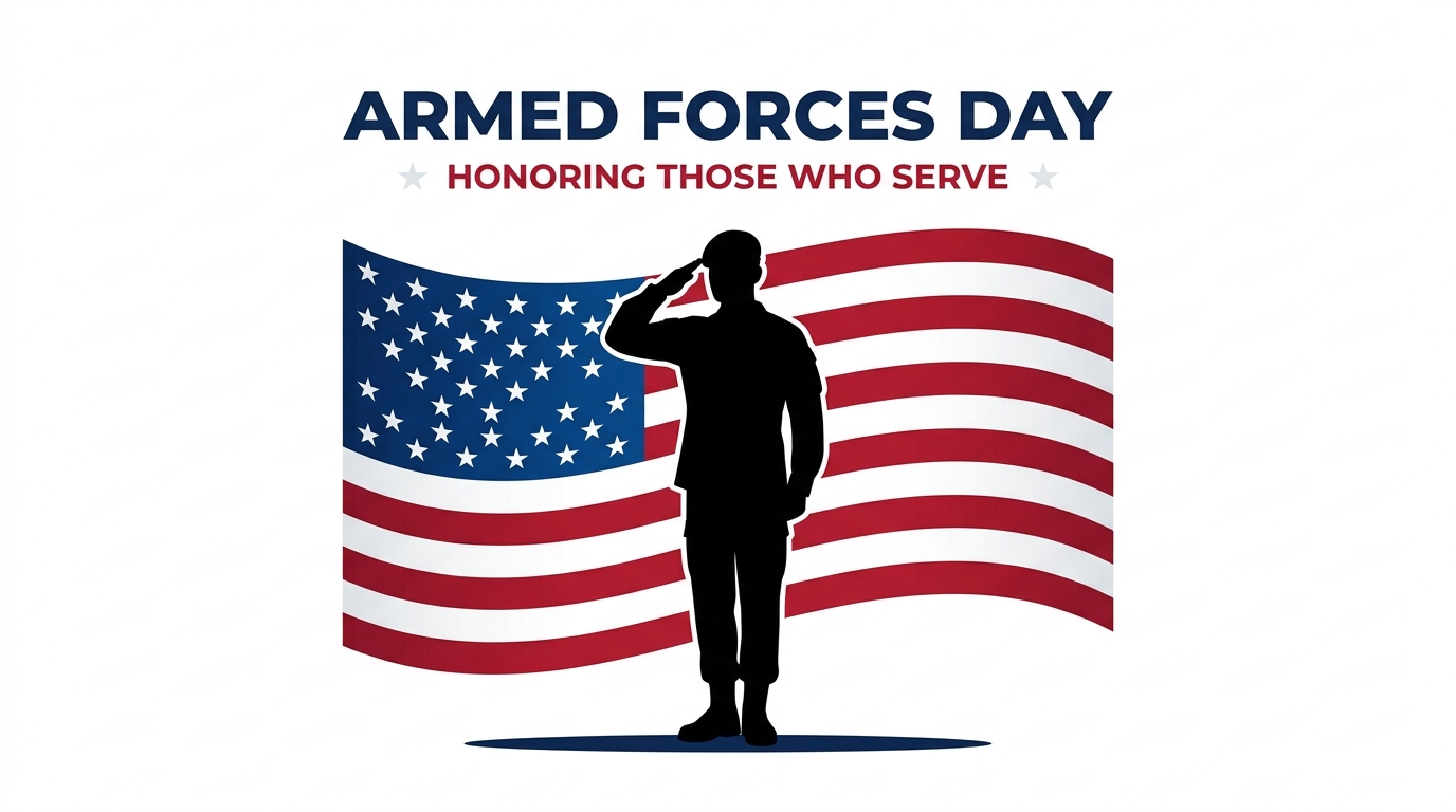 United States Armed Forces Day: Saluting Soldier & American Flag Tribute - Feature Imagefeb 11