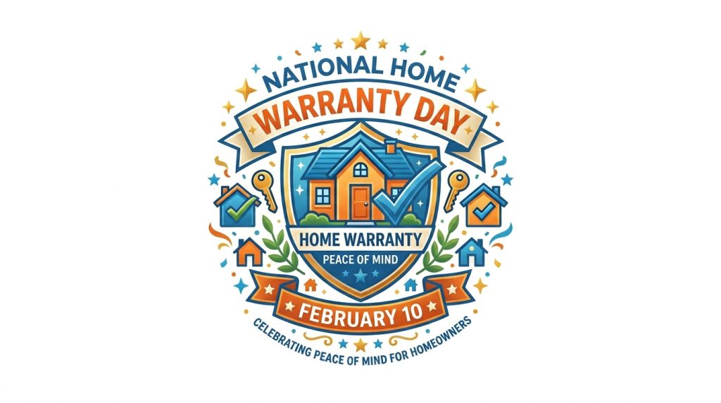 National Home Warranty Day Emblem: Property Protection & Peace of Mind for Homeowners - Feature Imagefeb 10