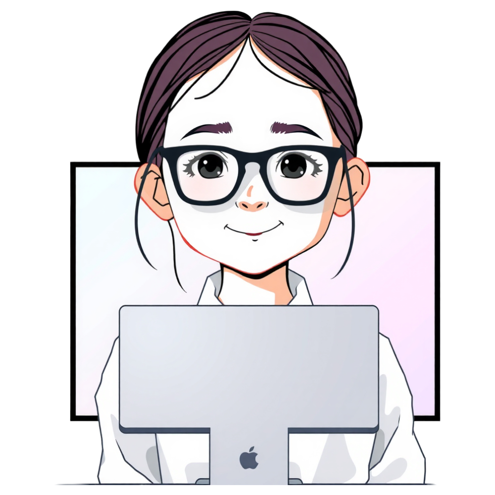 Smiling Professional Woman with Glasses Using Desktop Computer - Bifocals At The Monitor Liberation Day 8