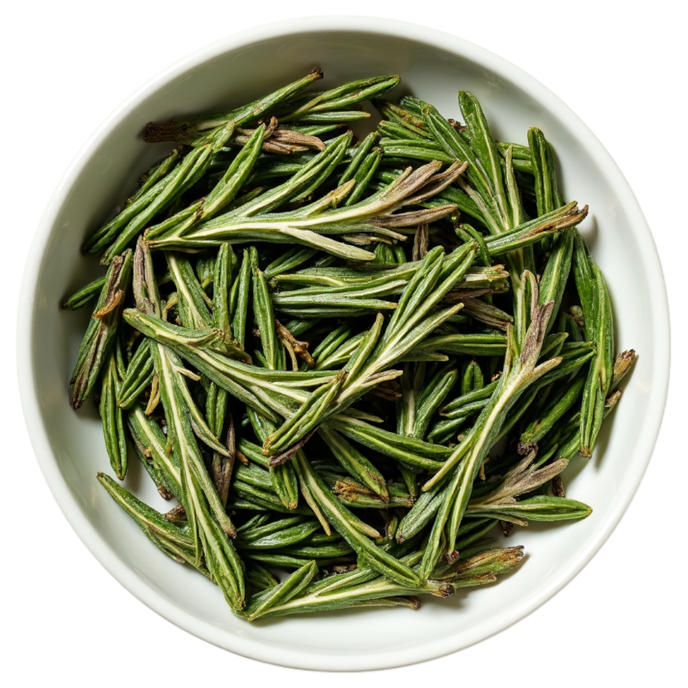 Green Rosemary Herb in Bowl, Aromatic Spice for Cooking - Falling Needles Family Fest Day 33