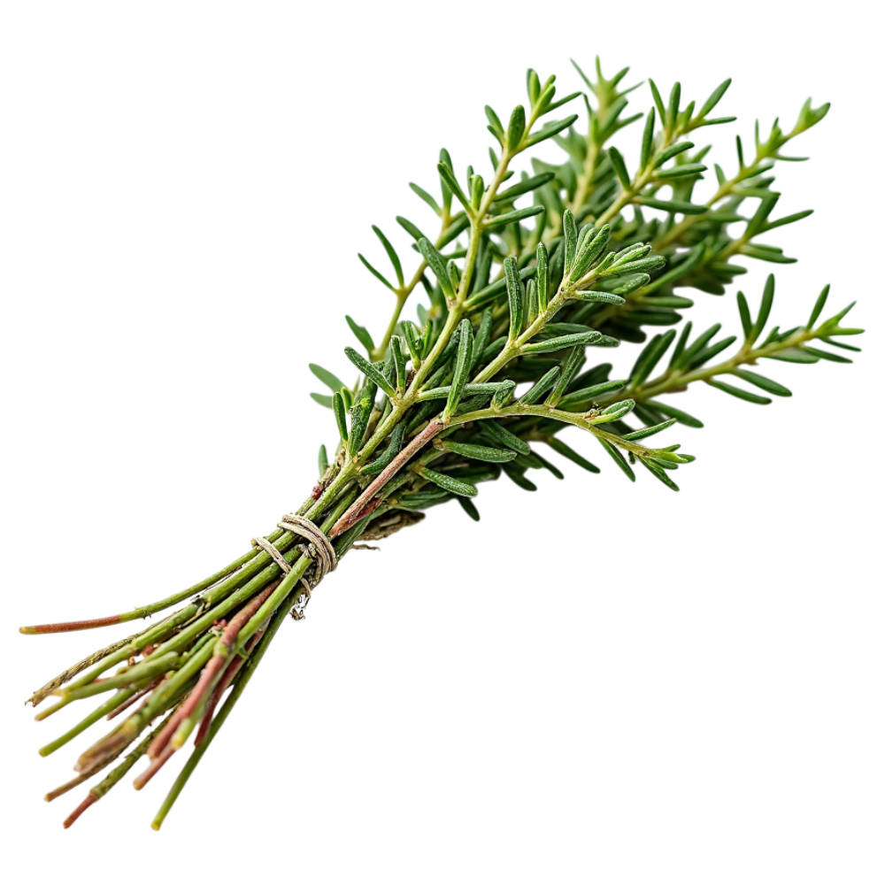 Fresh Rosemary Bunch Tied with Twine on Black Background - Falling Needles Family Fest Day 35