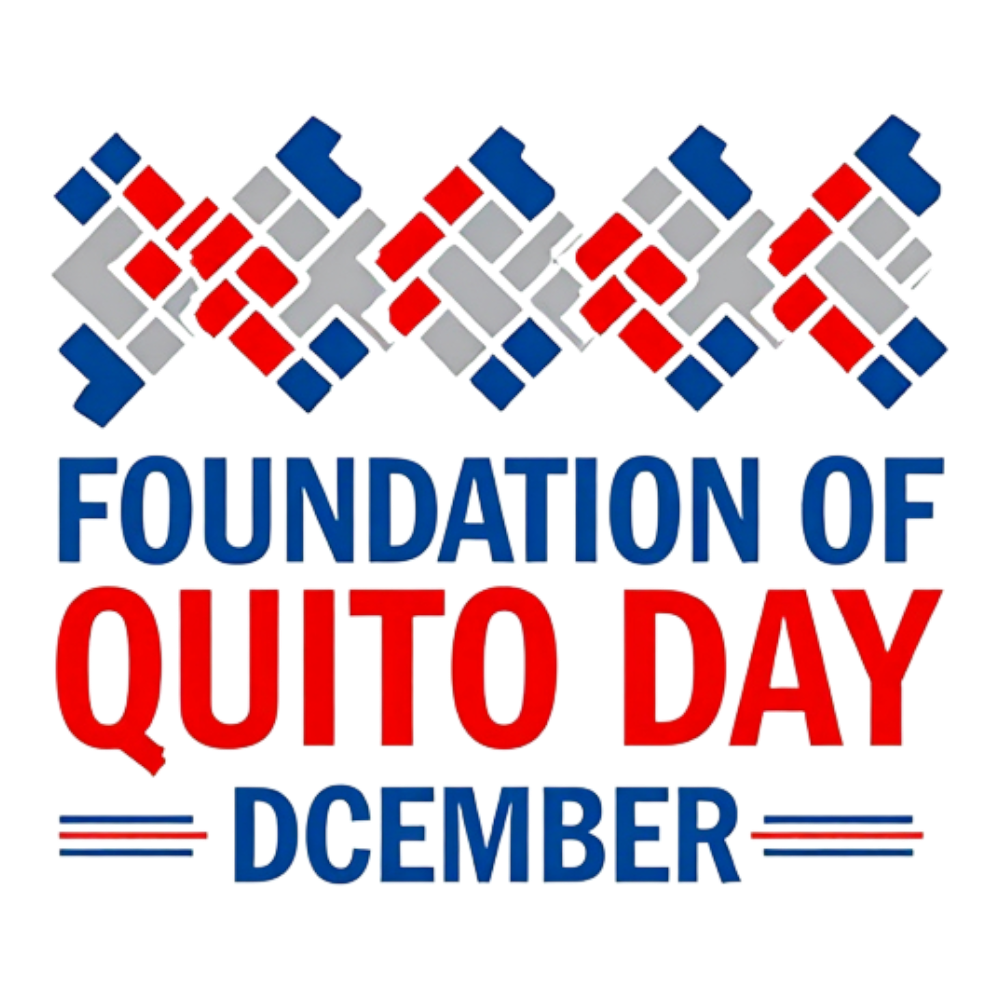 Foundation of Quito Day Commemoration Design for December. Ecuadorian Heritage Celebration. - Foundation Of Quito Day 13