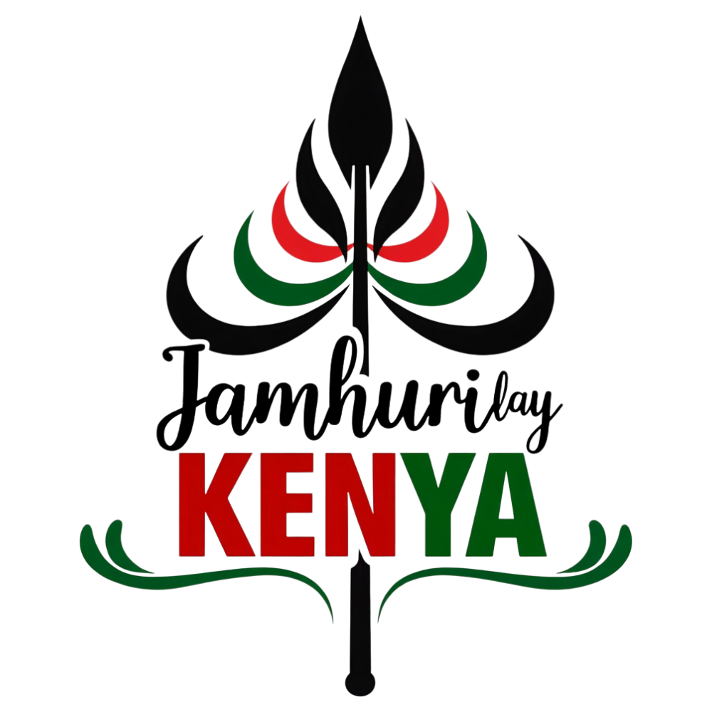 Jamhuri Day Kenya Patriotism Art with National Colors and Cultural Iconography - Jamhuri Day 1