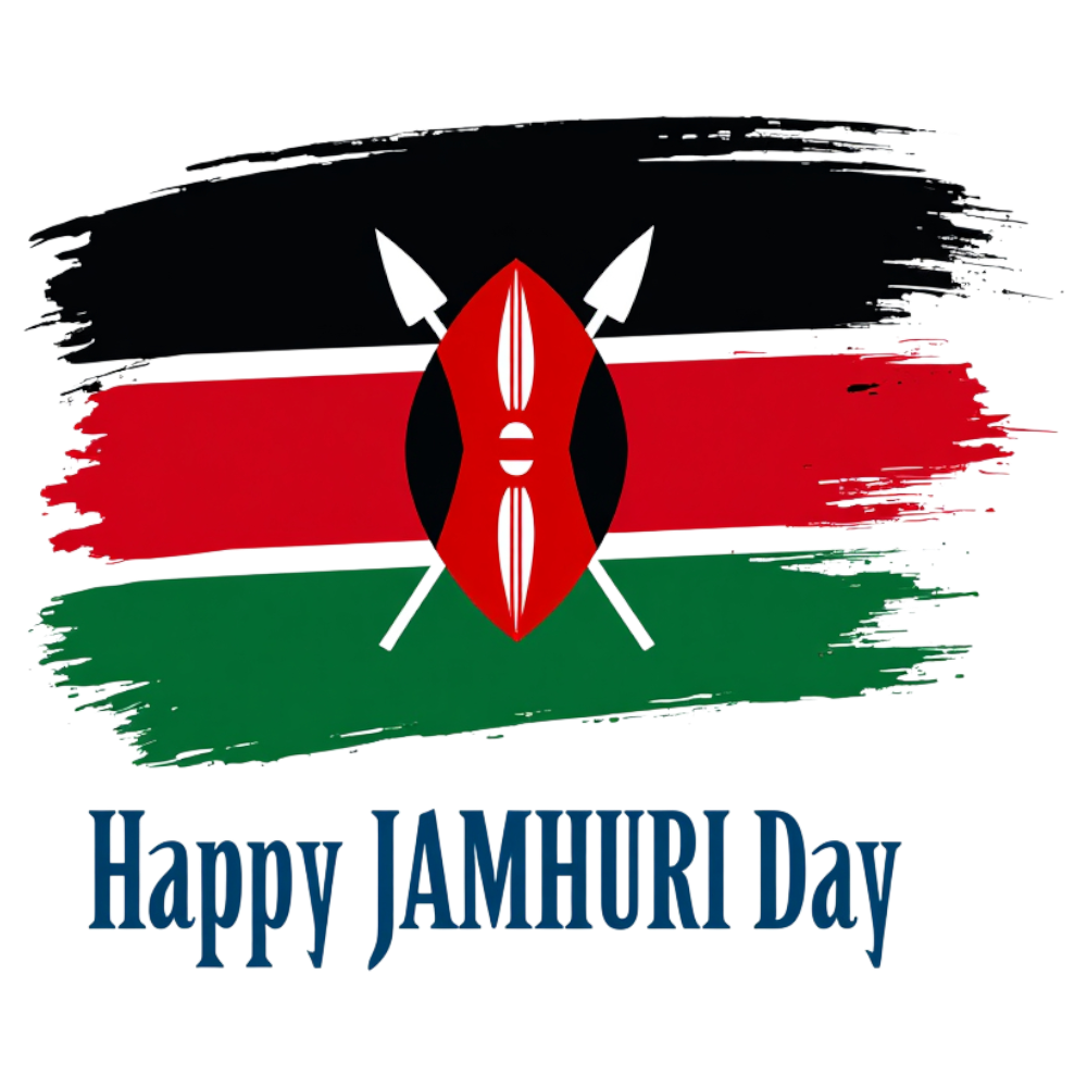 Kenya Jamhuri Day Celebration Design with Flag and Emblem - Jamhuri Day 11