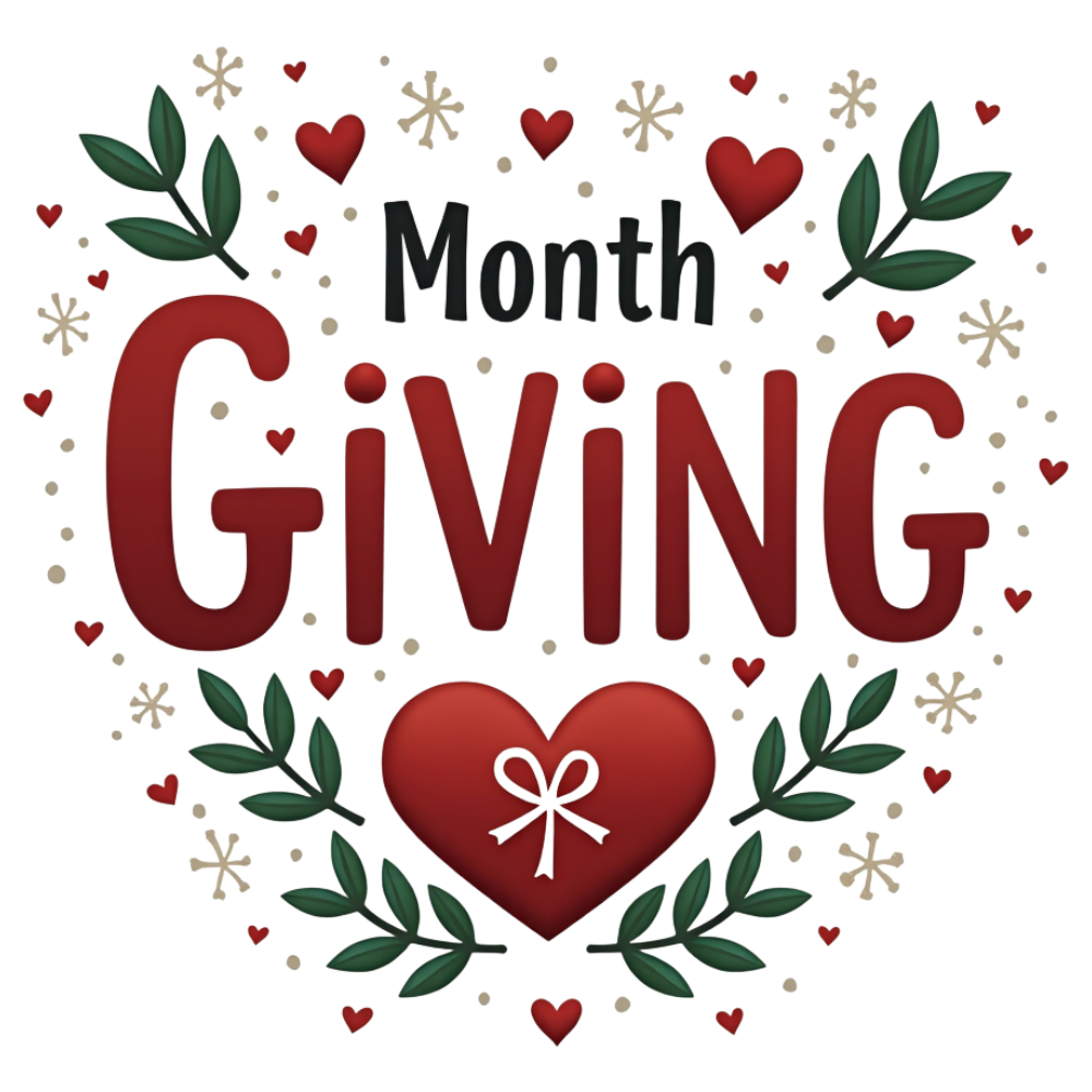Month of Giving Heart Shaped Design with Festive Embellishments - Month Of Giving 4