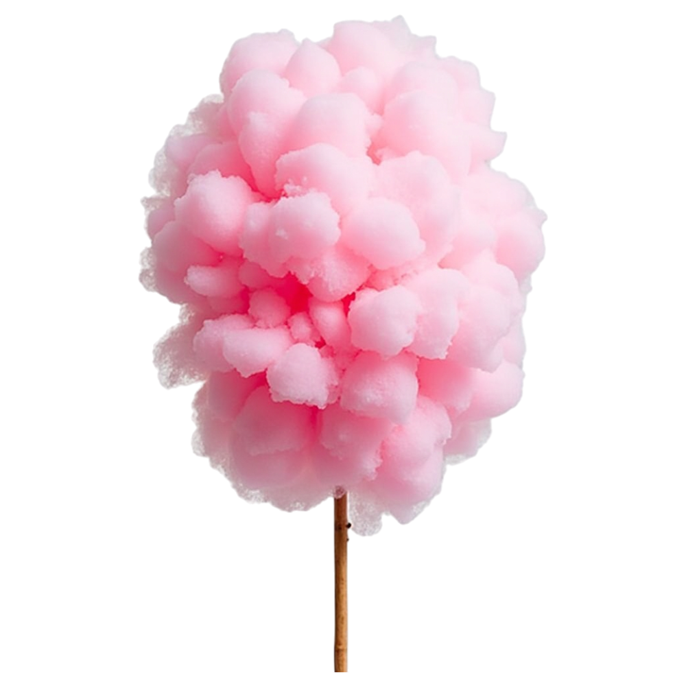 Vibrant Pink Fluffy Sweet Treat on a Stick - National Cotton Candy Day 22