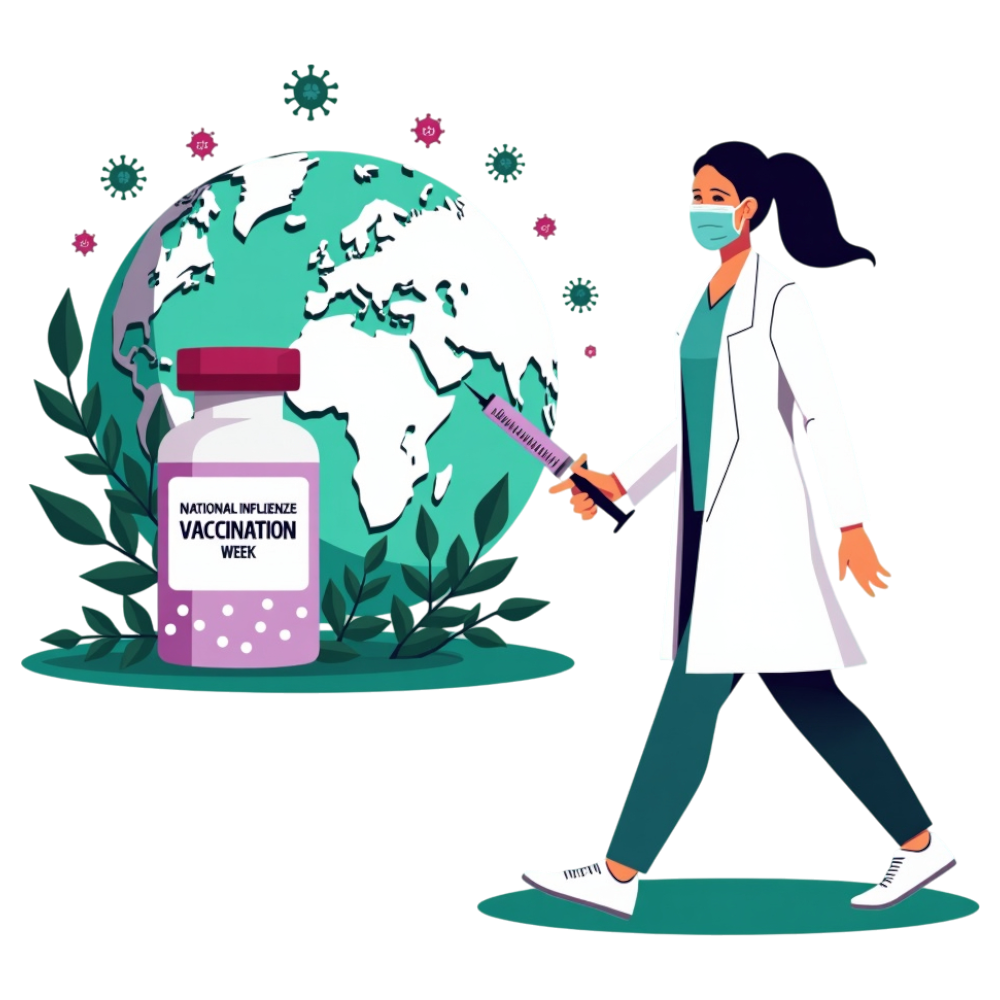 Global Influenza Vaccination Campaign by Healthcare Professional - National Influenza Vaccination Week 23
