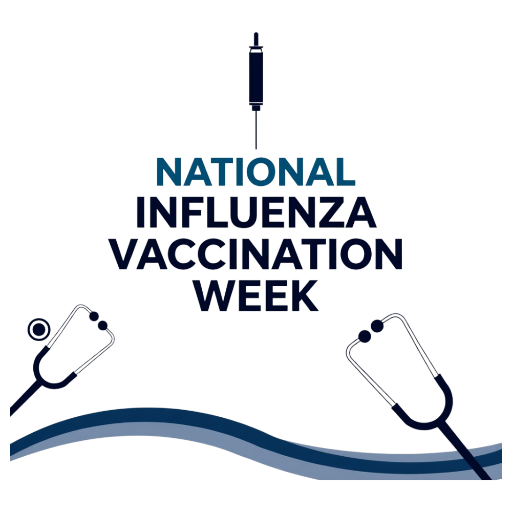 National Influenza Vaccination Week. Flu Shot Awareness. Medical Prevention Campaign. - National Influenza Vaccination Week 7