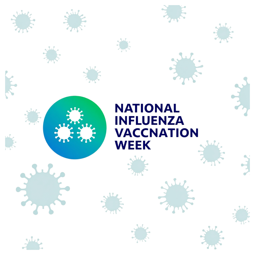 National Influenza Vaccination Week: Flu Prevention, Health Awareness, & Medical Campaign Illustration - National Influenza Vaccination Week 9