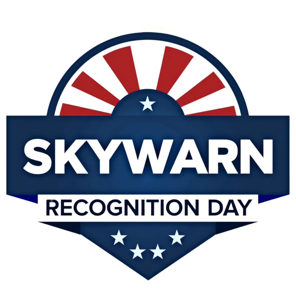 SKYWARN Recognition Day Emblem: Weather Spotter Volunteer Appreciation Logo - Skywarn Recognition Day 2