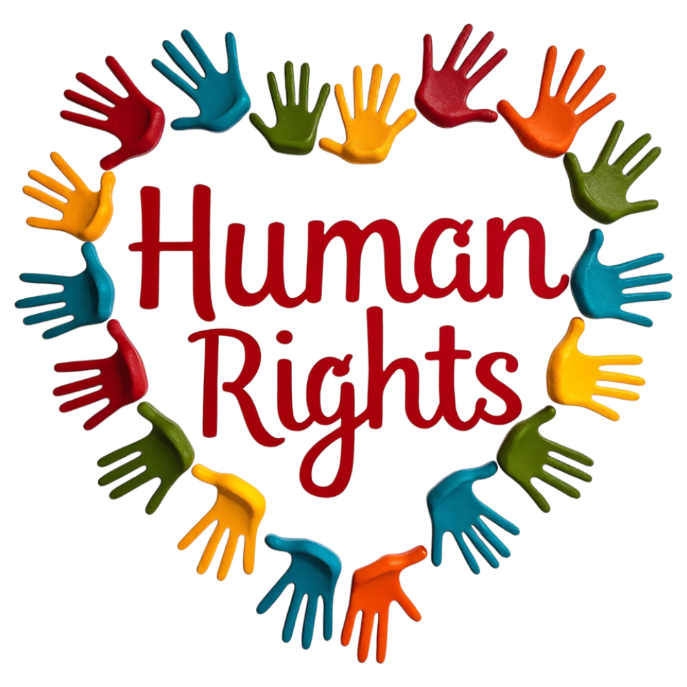 Global Human Rights: Diverse Multicolored Hands Forming Heart Shape Symbolizing Unity and Equality - Universal Human Rights Month 18