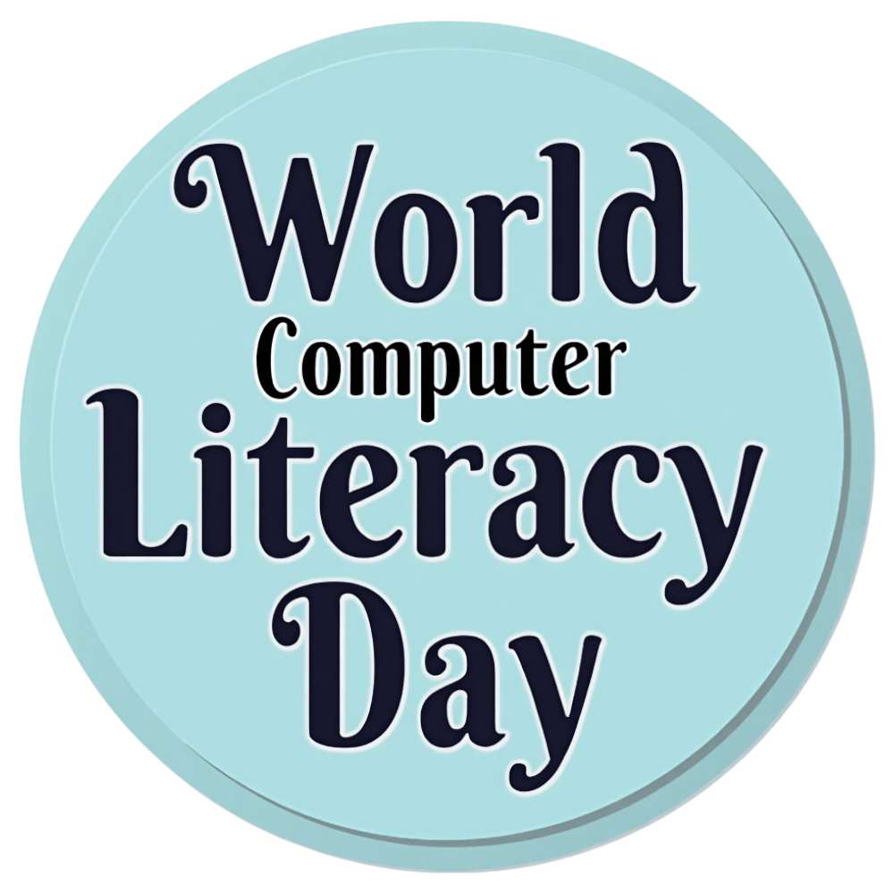 World Computer Literacy Day Badge for Global Digital Education & Skill Promotion - World Computer Literacy Day 16