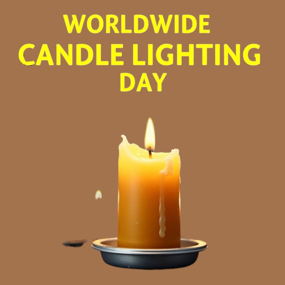 Worldwide Candle Lighting Day Celebration with Illuminated Wax Candle and Dripping Wax - Worldwide Candle Lighting Day 6