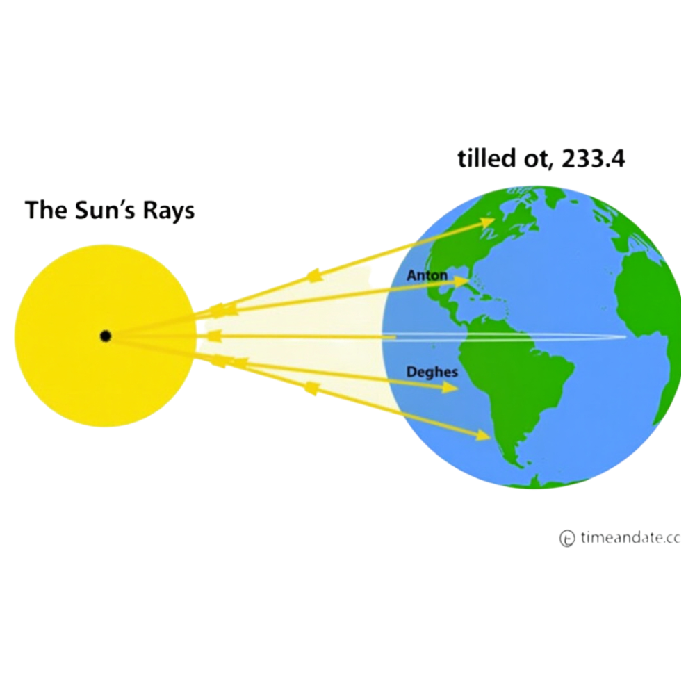 Sunlight on Earth: Rays, Illumination, and Angle Diagram - Winter Solstice 18