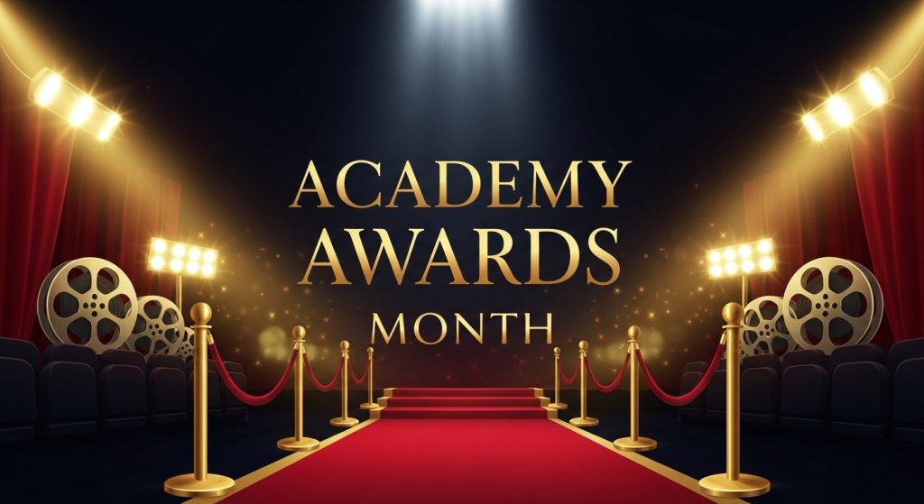Academy Awards Month Event on Red Carpet with Spotlights - Featured Image 39