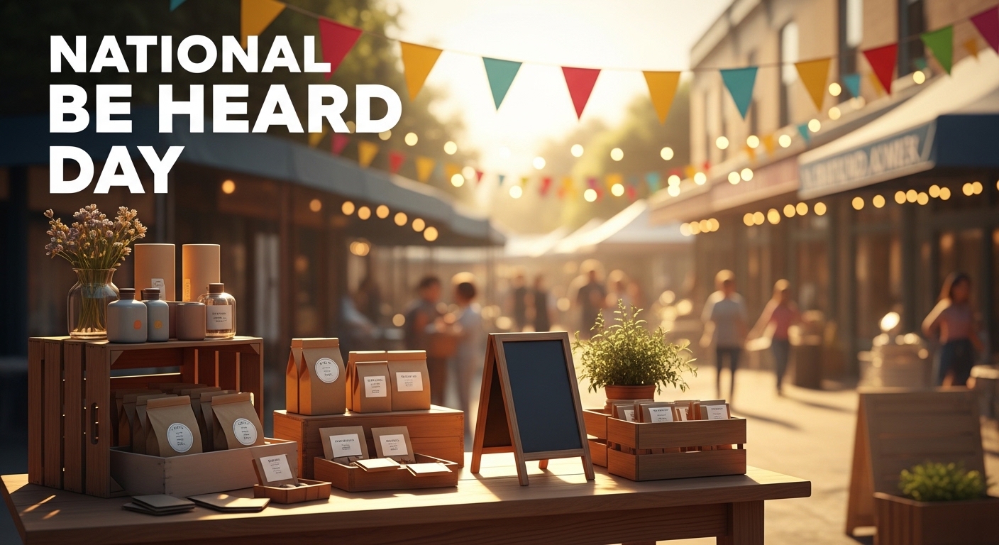 National Be Heard Day: Lively Outdoor Market with Artisan Products & Community Spirit - Featured Image 185