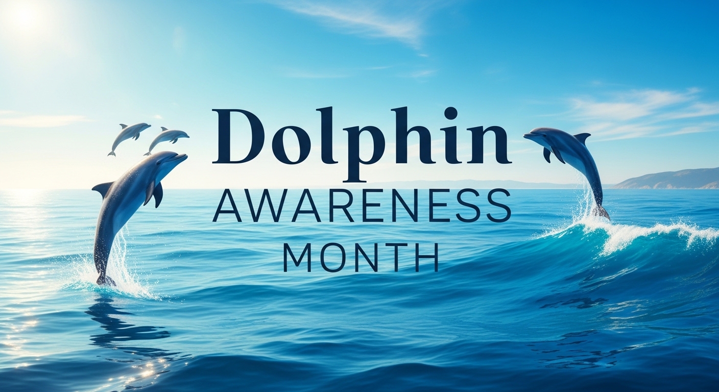 Dolphin Awareness Month: Aquatic Mammals Leaping in Bright Blue Ocean - Featured Image 47