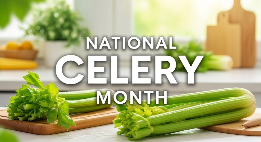 National Celery Month – Fresh Green Celery Stalks for Healthy Eating & Celebration - Featured Image 64