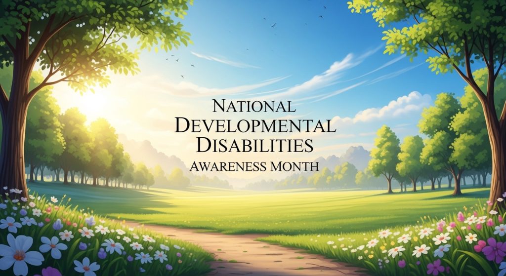 National Developmental Disabilities Awareness Month in a Bright Park Landscape - Featured Image 71