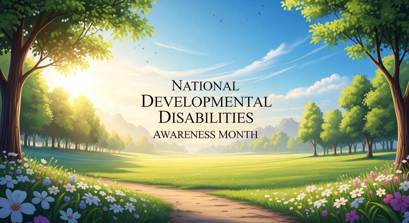 National Developmental Disabilities Awareness Month in a Bright Park Landscape - Featured Image 71