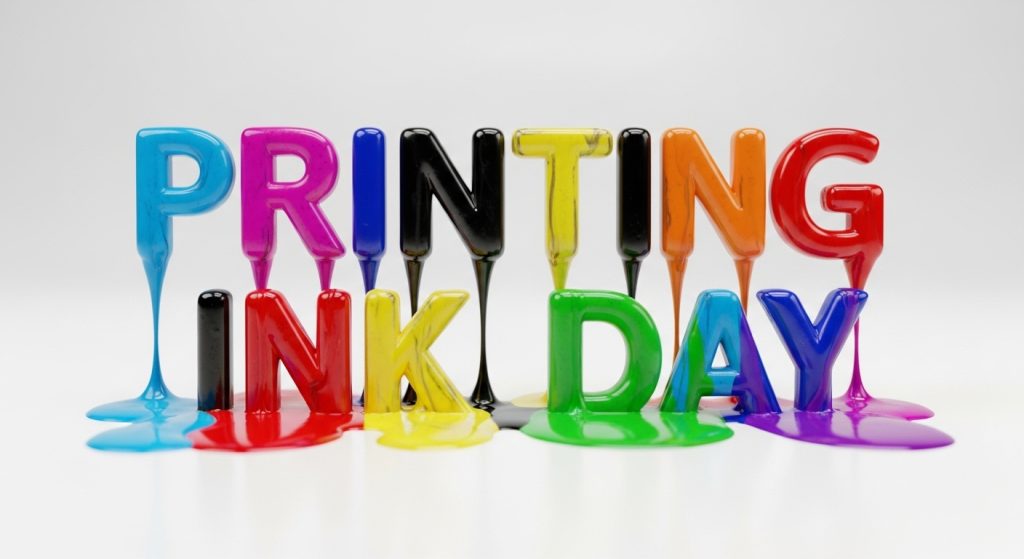 Vibrant Printing Ink Day Letters Dripping Color - Featur Eimage Jan 211