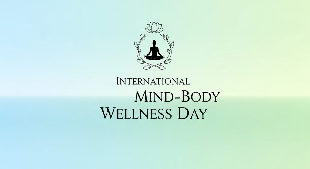International Mind-Body Wellness Day with Meditating Figure and Lotus Symbol - Feature Image Jan 102