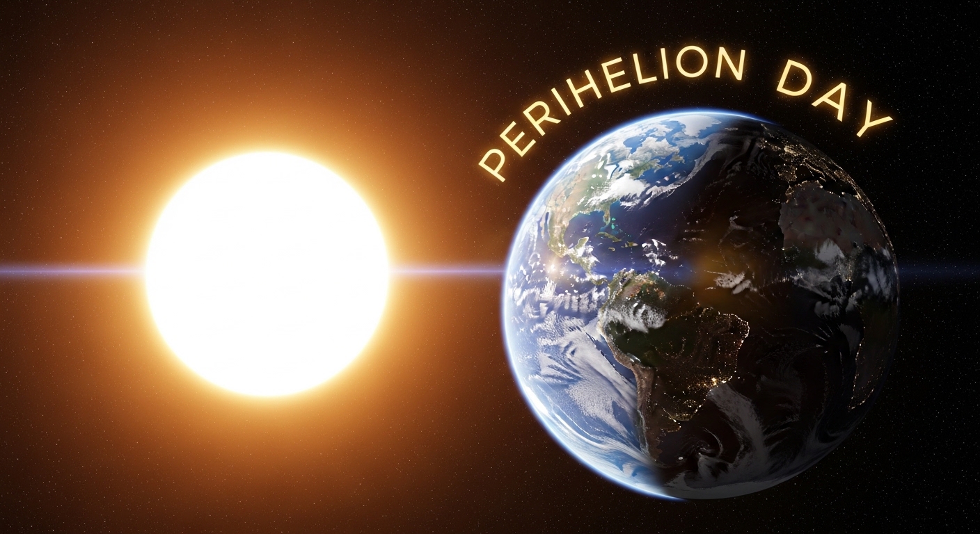 Perihelion Day - Earth's Closest Approach to the Sun in Space - Feature Image Jan 104