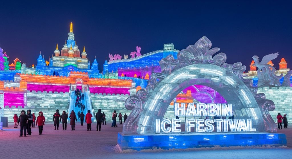 Harbin International Ice and Snow Festival: Illuminated Winter Wonderland with Grand Sculptures - Feature Image Jan 115